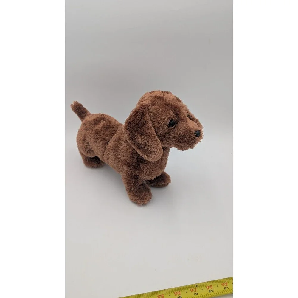 Ty Beanie Classic Frank Dachsund Brown Weiner Dog Plush Stuffed Animal 12” Toy